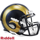 Los Angeles Rams Helmet Riddell Replica Mini Speed Style 2000-2016 T/B
