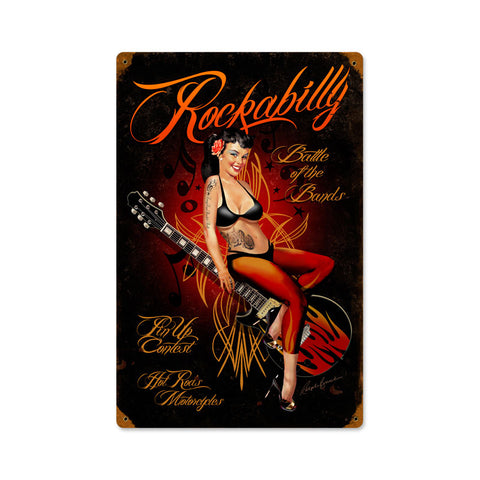 Rockabilly Vintage Sign Metal Sign