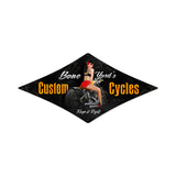 Bone Yard Cycles Vintage Sign Metal Sign