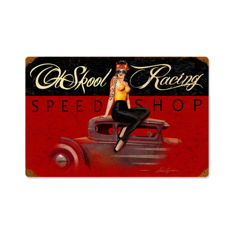 Ol-Skool-Speed-Shop-Vintage-Sign-Metal-Sign