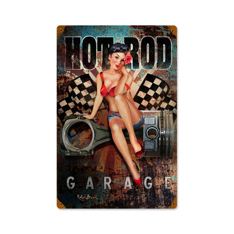 Hot-Rod-Garage-Vintage-Sign-Metal-Sign