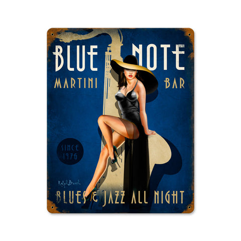 Blue Note Jazz Club Vintage Sign Metal Sign