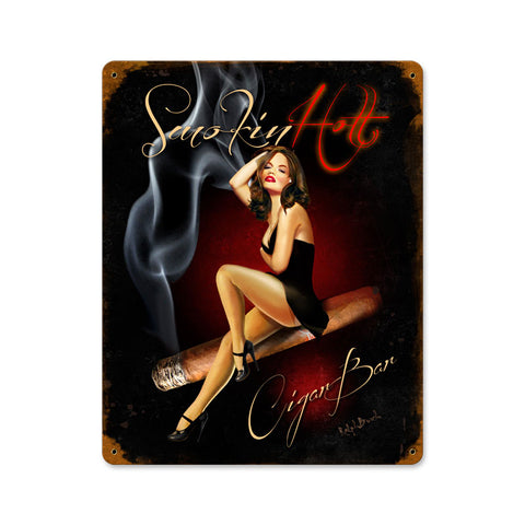 Cigar Bar Vintage Sign Metal Sign