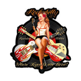 Rockabilly Recording Vintage Sign Metal Sign