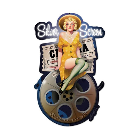 Silver-Screen-Vintage-Sign-Metal-Sign