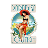 Paradise Lounge Vintage Sign Metal Sign