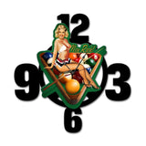 Nice Rack Layered Clock Metal Sign