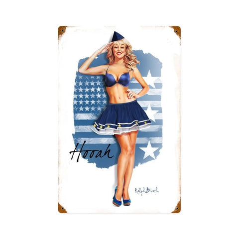 Air Force Girl Vintage Sign Metal Sign