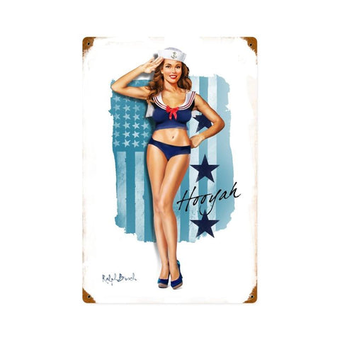 Navy Girl Vintage Sign Metal Sign