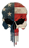 Skull Flag 2 Metal Sign