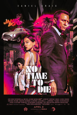 No Time to Die Movie Poster - 11 x 17 inch