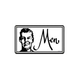 Men Vintage Sign Metal Sign