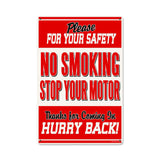 No Smoking Vintage Sign Metal Sign