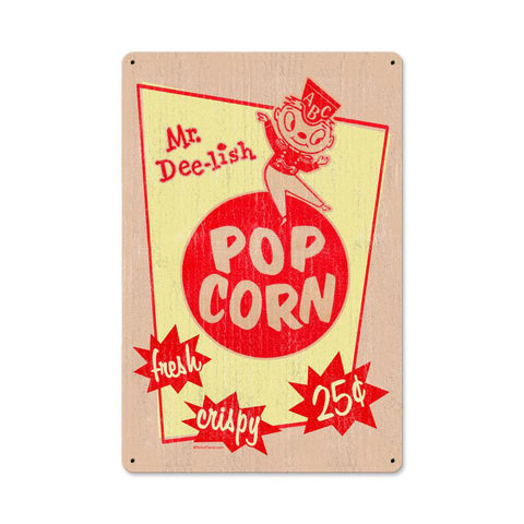 Mr. Dee-Lish Vintage Sign Metal Sign