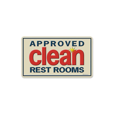 Approved Clean Vintage Sign Metal Sign