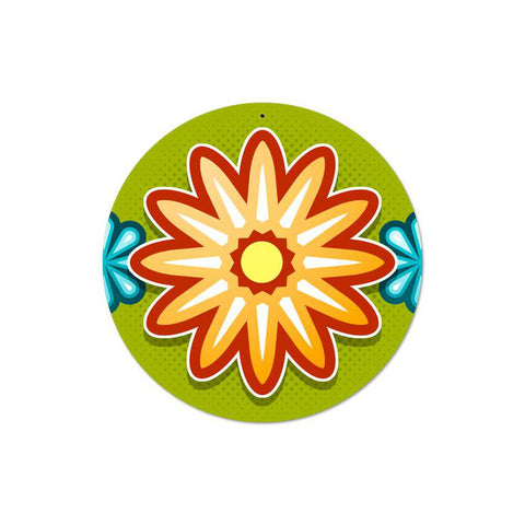 Flower 1 Vintage Sign Metal Sign