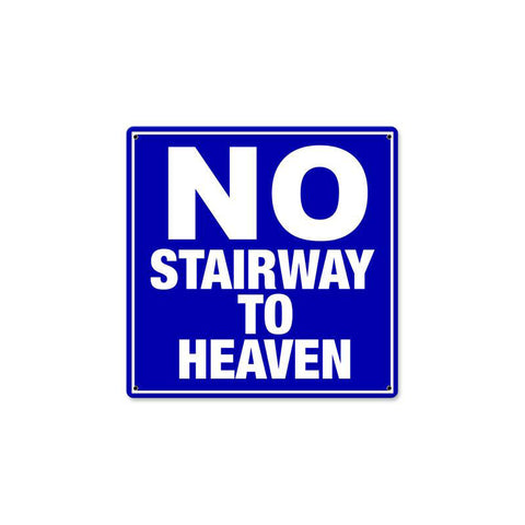 No-Stairway-Vintage-Sign-Metal-Sign