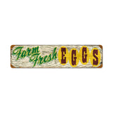 Farm Fresh Egg Vintage Sign Metal Sign