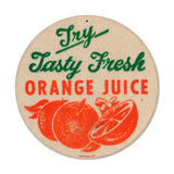 Orange Juice Vintage Sign Metal Sign