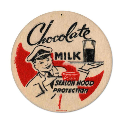 Chocolate Milk Vintage Sign Metal Sign