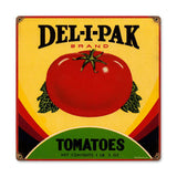 Deli Pak Tomatoes Vintage Sign Metal Sign