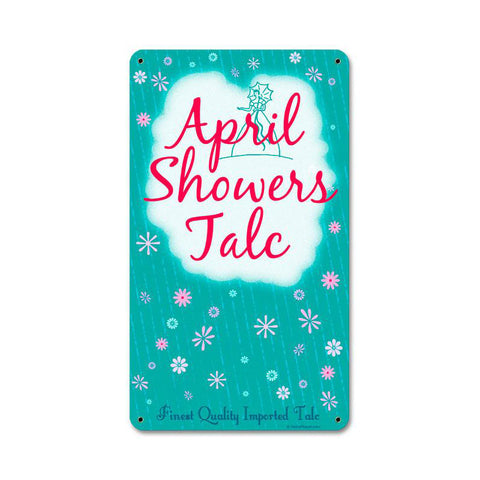 April Showers Vintage Sign Metal Sign