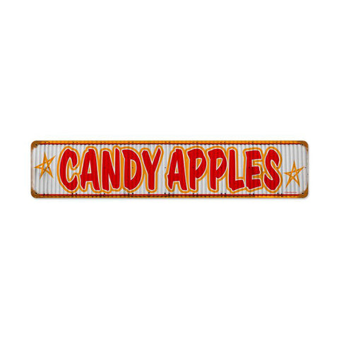 Candy Apples Vintage Sign Metal Sign