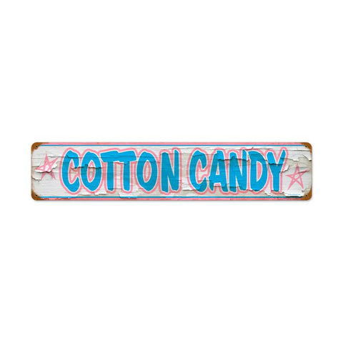 Cotton Candy Vintage Sign Metal Sign