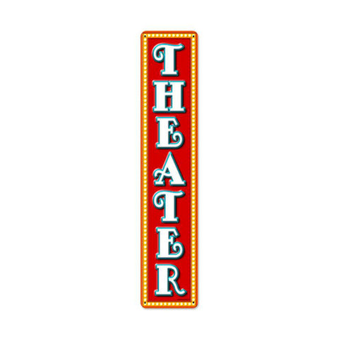 Theater Vintage Sign Metal Sign