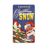 Sparkle Snow Vintage Sign Metal Sign
