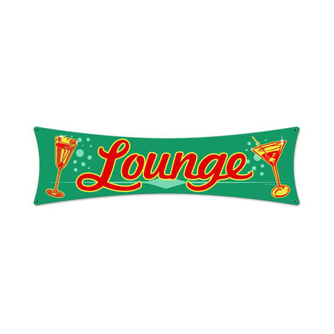 Lounge Bowtie Vintage Sign Metal Sign