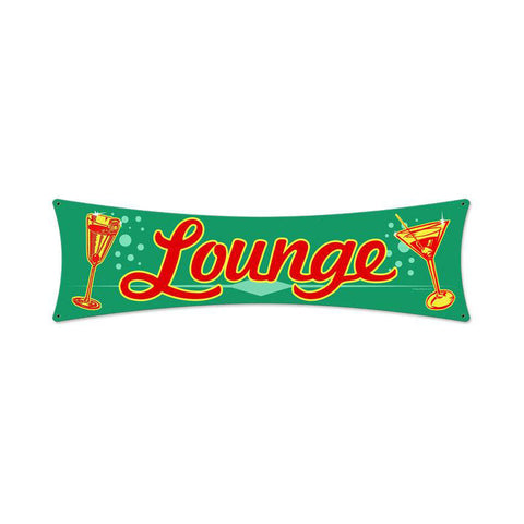 Lounge Bowtie Vintage Sign Metal Sign