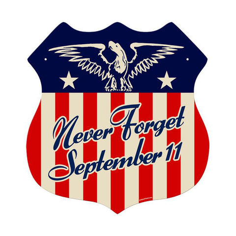 Never Forget Vintage Sign Metal Sign