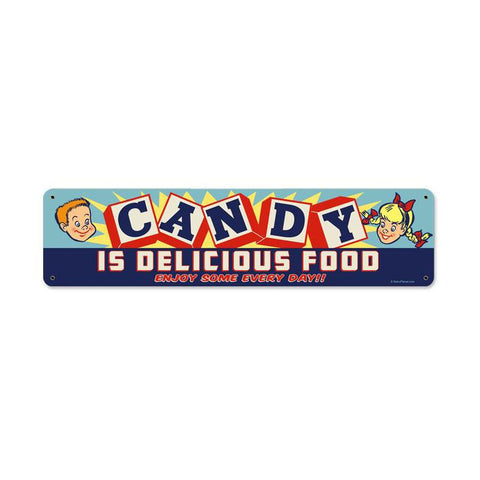 Candy Vintage Sign Metal Sign