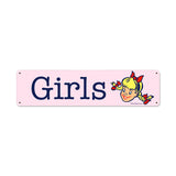 Girls Vintage Sign Metal Sign