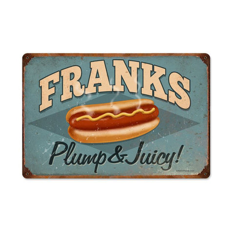 Franks Vintage Sign Metal Sign