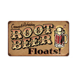 Root Beer Floats Vintage Sign Metal Sign