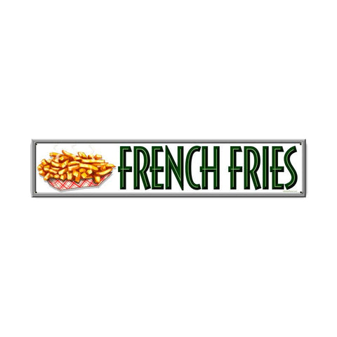 French Fries Vintage Sign Metal Sign