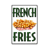 French Fries Vintage Sign Metal Sign