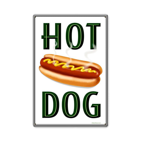 Hot Dogs Vintage Sign Metal Sign