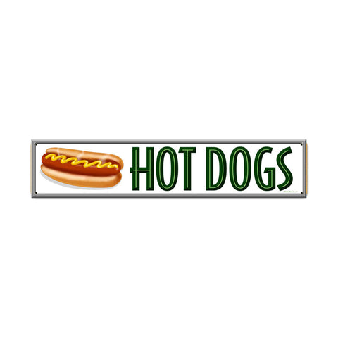 Hot Dogs Vintage Sign Metal Sign