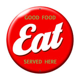 Eat Vintage Sign Metal Sign