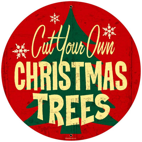 Cut Your Own Vintage Sign Metal Sign