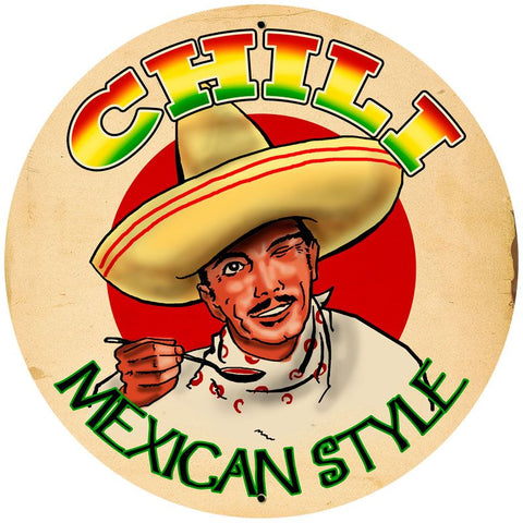 Chili Vintage Sign Metal Sign