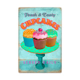 Cupcake Fresh Vintage Sign Metal Sign