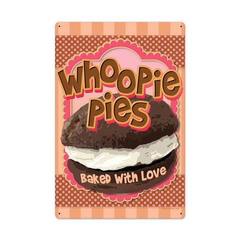 Whoopie Pies Vintage Sign Metal Sign