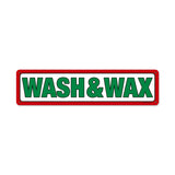 Gas-Station-Wash-&-Wax-20-x-5-Satin-Metal-Sign