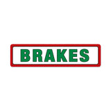 Gas-Station-Brakes-20-x-5-Satin-Metal-Sign