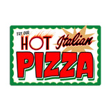Hot Italian Pizza Vintage Sign Metal Sign