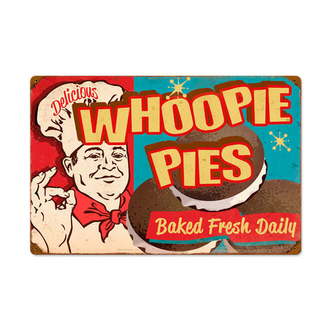 Whoppie Pies Vintage Sign Metal Sign